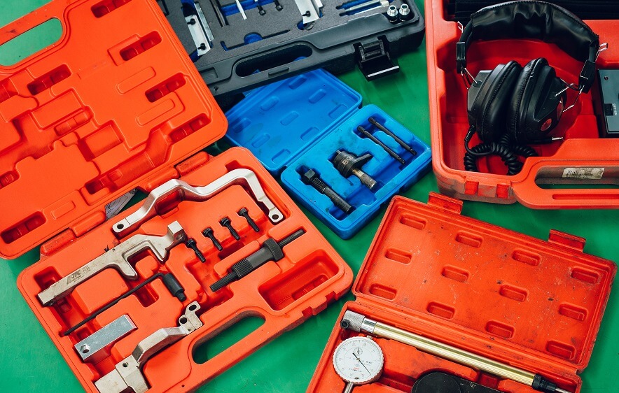 VW/AUDIの整備で必要となる専用工具や特殊工具です。